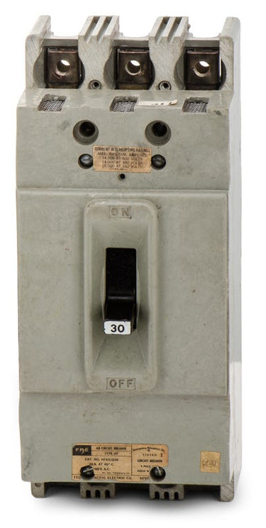 Federal Pacific HF631030 3 Pole Circuit Breaker