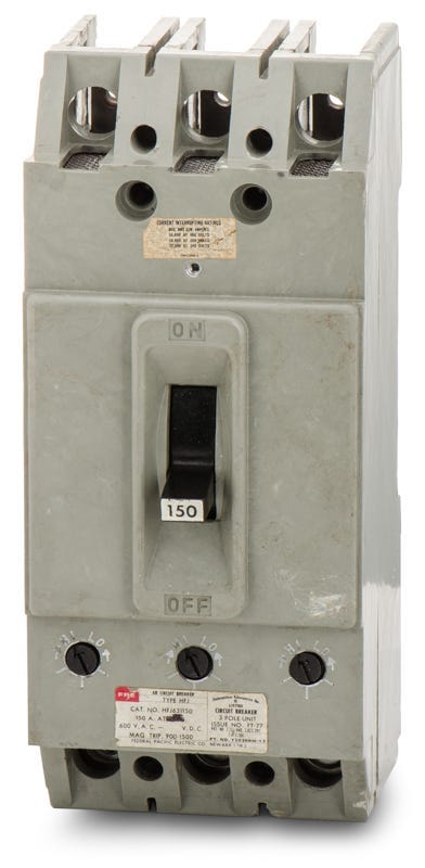 Federal Pacific HFJ631200 3 Pole Circuit Breaker
