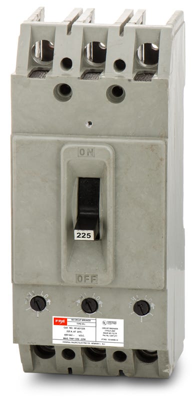 Federal Pacific HFJ631225 3 Pole Circuit Breaker