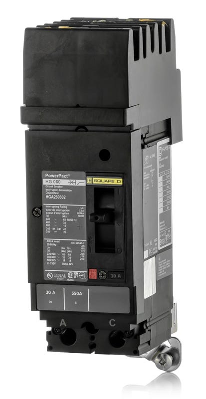 Square D HGA260302 2 Pole Circuit Breaker