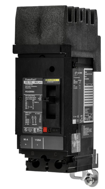 Powerpact H HGA260904 2 Pole Circuit Breaker