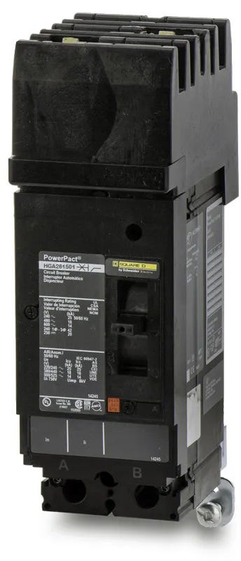 Square D HGA261501 2 Pole Circuit Breaker