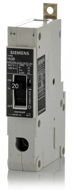 Siemens HGB1B020B 1 Pole Circuit Breaker
