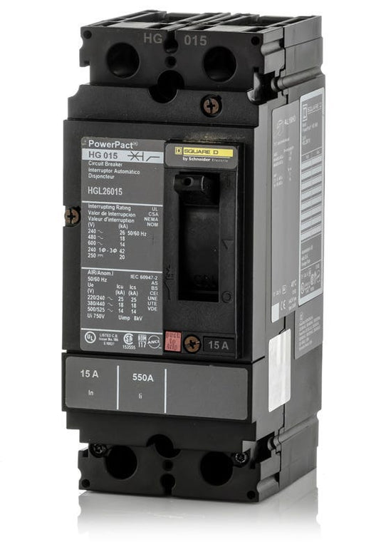 Square D HGL26015 2 Pole Circuit Breaker