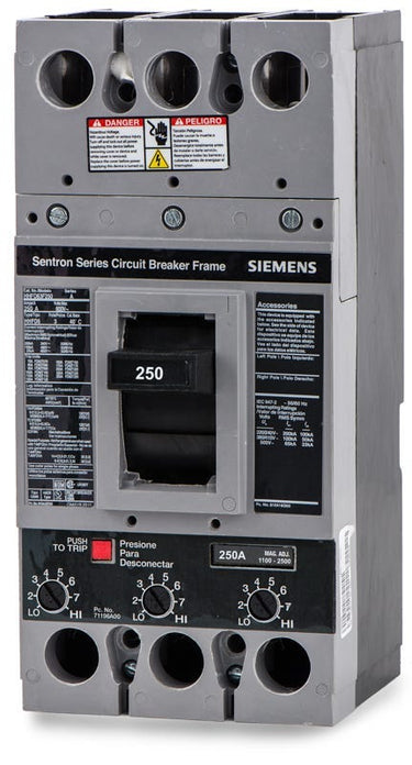 Siemens HHFD63B225 3 Pole Circuit Breaker