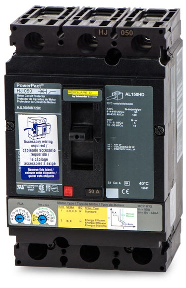 Square D HJL36050M72BC 3 Pole Circuit Breaker