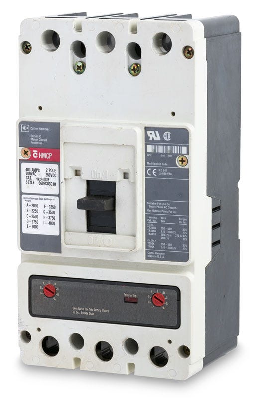 Eaton/Cutler-Hammer HM2P400X5 2 Pole Circuit Breaker Accessory