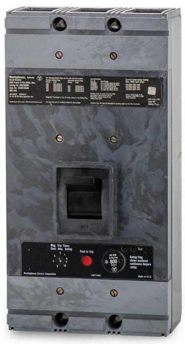 Westinghouse HMCG3800 3Pole Ground Fault Circuit Breaker