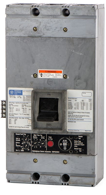 Westinghouse HMCGA3800F 3 Pole Circuit Breaker
