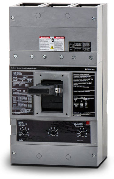 Siemens HMD63B800 3 Pole Circuit Breaker