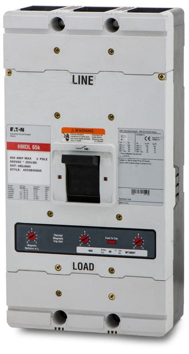Eaton/Cutler-Hammer HMDL3800W 3 Pole Circuit Breaker