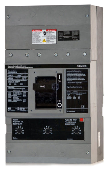 Siemens HNXD63B100 3 Pole Circuit Breaker