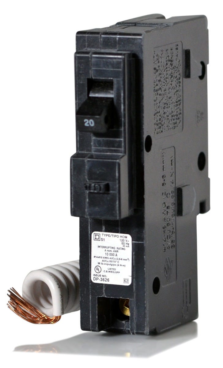 Square D HOM120EPD 1 Pole Circuit Breaker