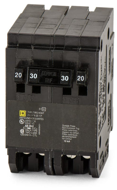 Square D HOMT2020230 Quad Circuit Breaker