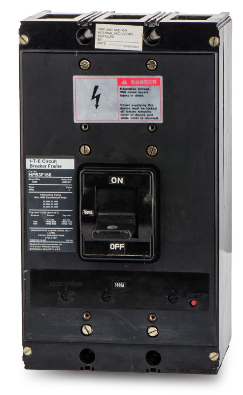 ITE Siemens HPB3F160 3 Pole Circuit Breaker
