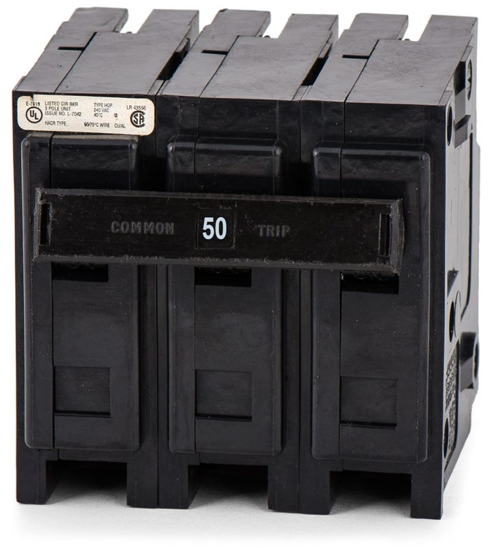 Westinghouse HQP3050H 3 Pole Circuit Breaker