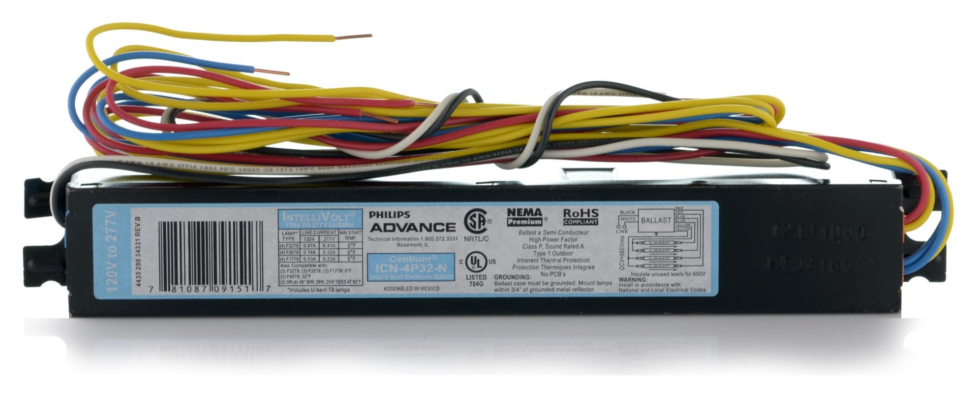 Philips Advance ICN4P32N Electronic Fluorescent Ballast SuperBreakers
