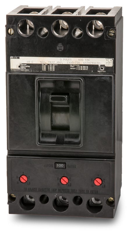 Westinghouse JA3100 3 Pole Circuit Breaker