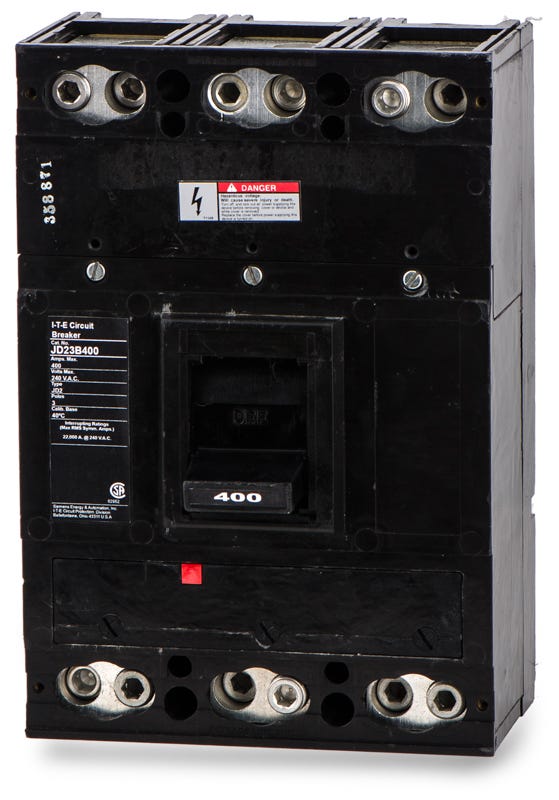 Siemens JD23B400 3 Pole Circuit Breaker