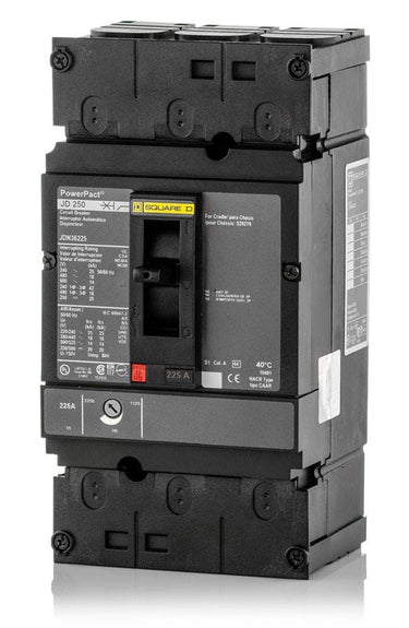 Square D JDN36225 3 Pole Circuit Breaker