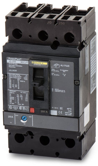 Square D JGL36200SA 3 Pole Circuit Breaker