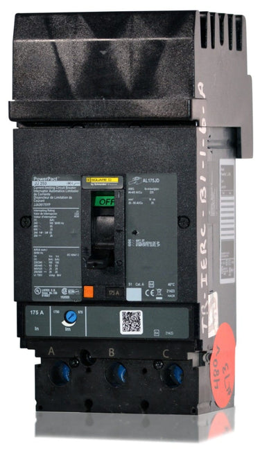 Square D JJA36175YP 3 Pole Circuit Breaker