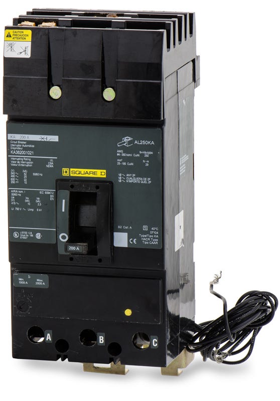 Square D KA362001021 3 Pole Circuit Breaker