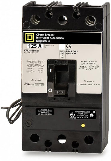 Square D KAL361251021 3 Pole Circuit Breaker