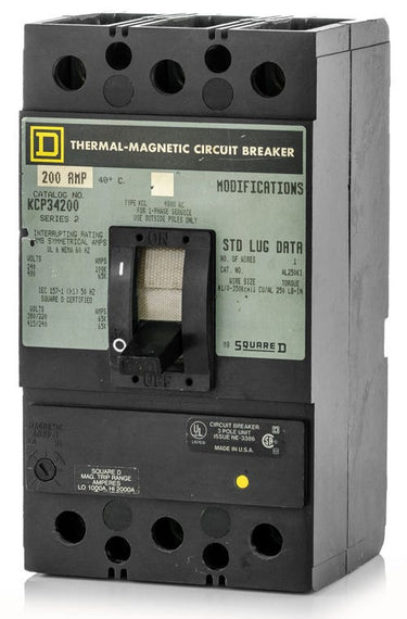 Square D KCP34200 3 Pole Circuit Breaker