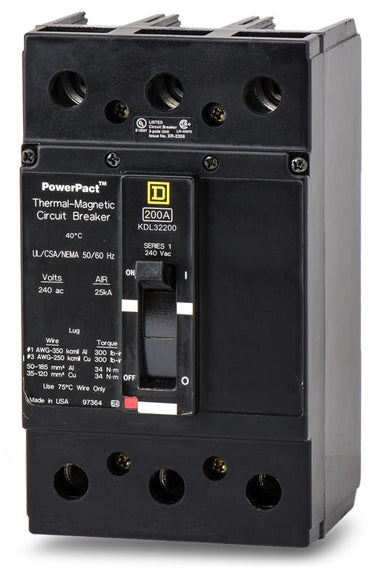Square D KDL32200 3 Pole Circuit Breaker