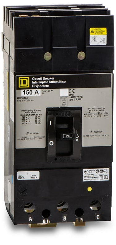 Square D KH26150 2 Pole Circuit Breaker