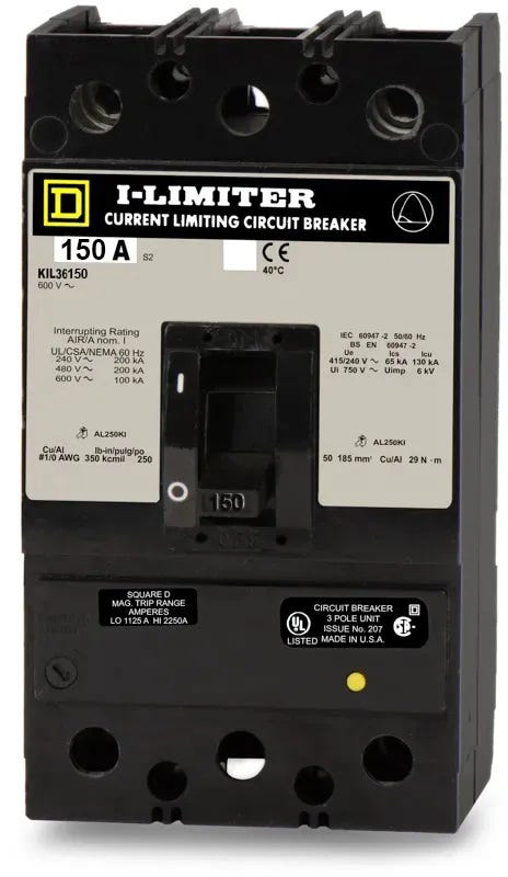 Square D KIL36150 3 Pole Circuit Breaker