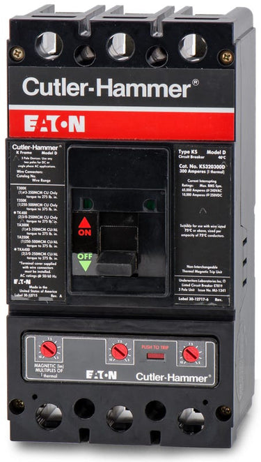 Eaton/Cutler-Hammer KS320300D 3 Pole Circuit Breaker