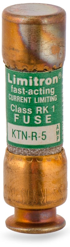 Eaton Bussmann KTN-R-5 Current Limiting Fast Acting Fuse