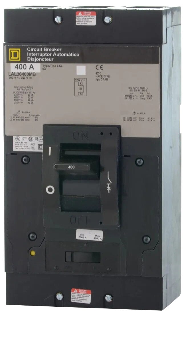Square D LAL36400MB 3 Pole Circuit Breaker