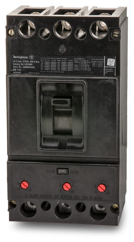 Westinghouse LB3150 3 Pole Circuit Breaker