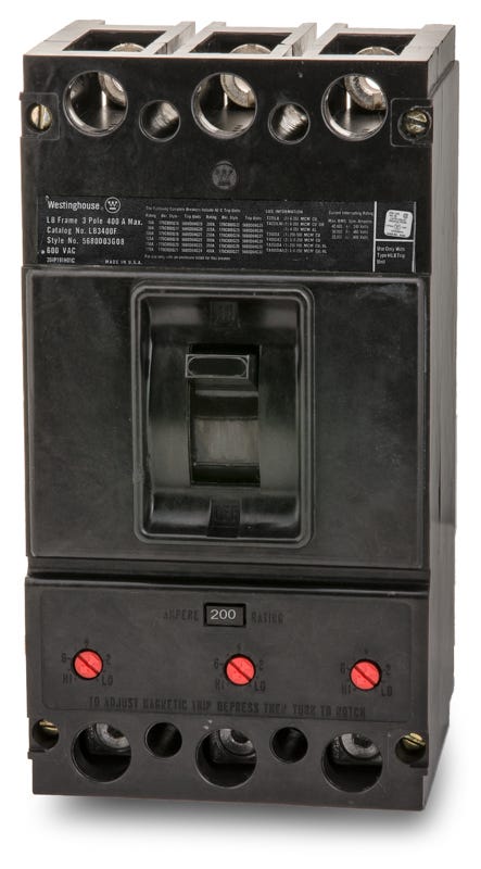 Westinghouse LB3200 3 Pole Circuit Breaker