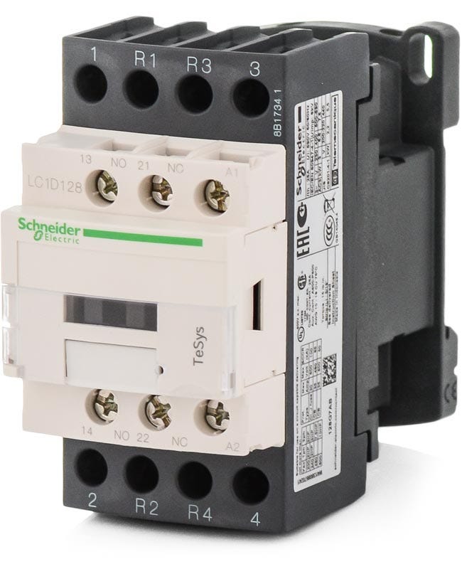 Schneider Electric LC1D128G7 Non-Reversing Contactor