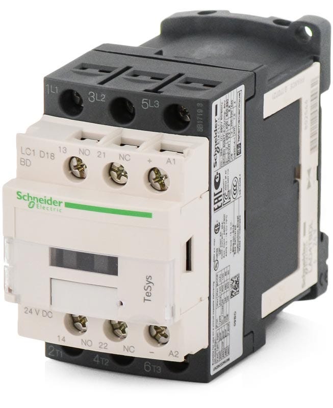 Schneider Electric LC1D18BD Non-Reversing Contactor