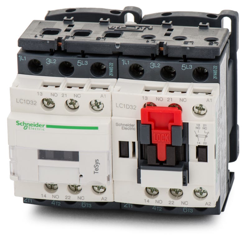 Schneider Electric LC2D32U7 Reversing Contactor