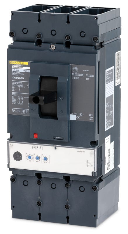 Square D LDP36400U31X 3 Pole Circuit Breaker