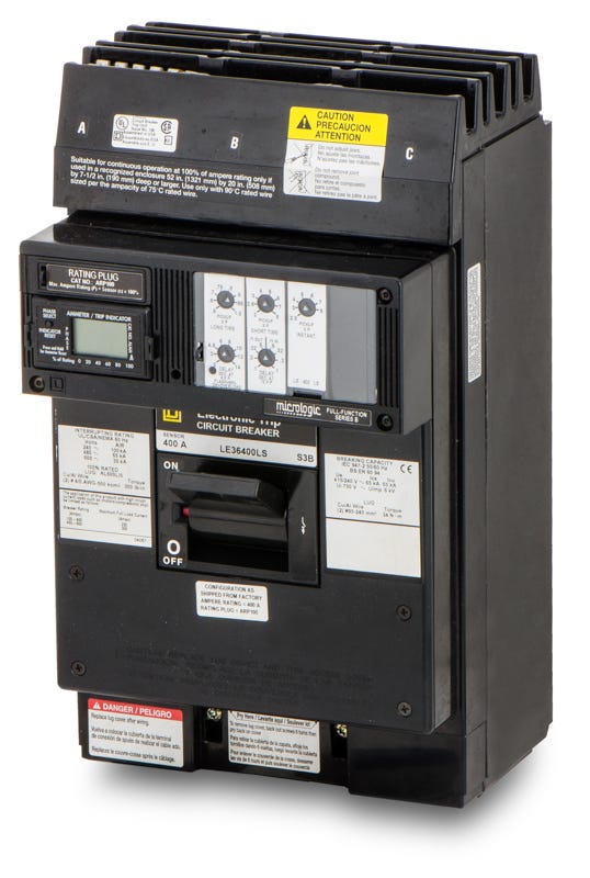 Square D LE36400LS 3 Pole Circuit Breaker