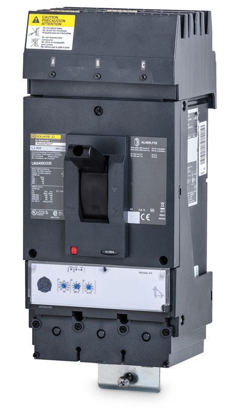 Square D LJA36400CU33X 3 Pole Circuit Breaker