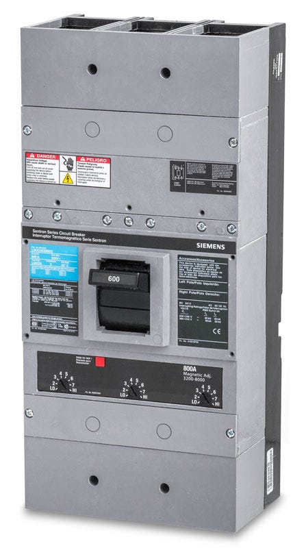 Siemens LMD63B600 3 Pole Circuit Breaker