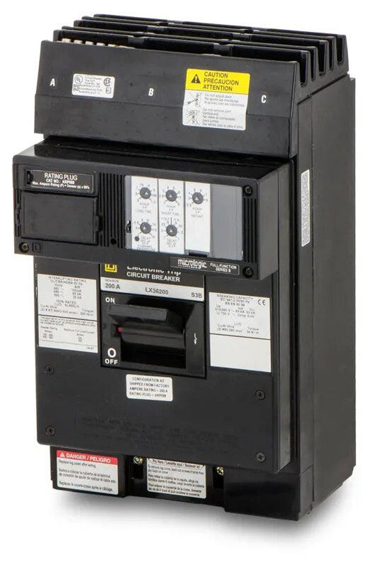 Square D LX36200 3 Pole Circuit Breaker