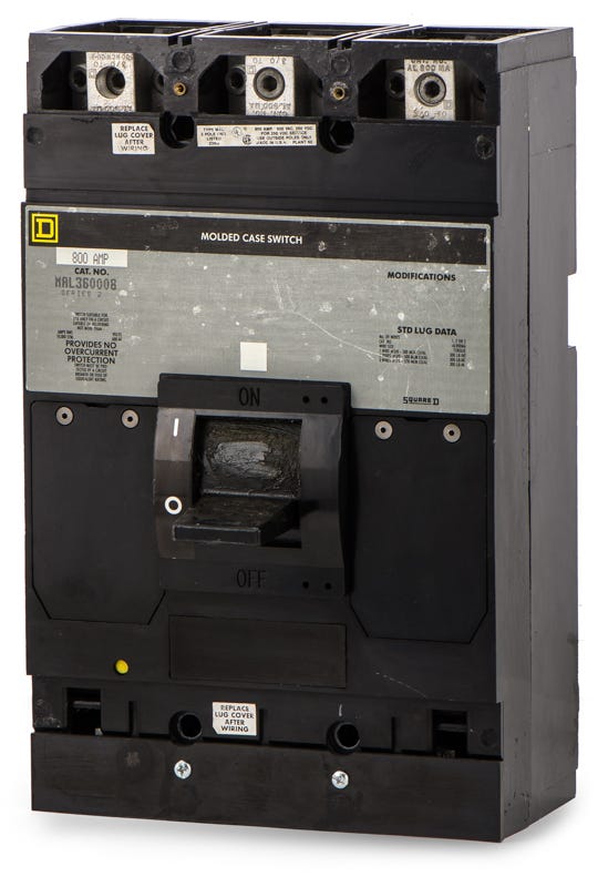 Square D MAL360008 3 Pole Circuit Breaker