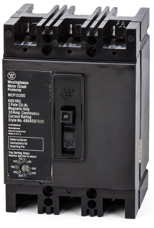 Westinghouse MCP13300 3 Pole Circuit Breaker
