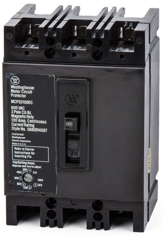 Eaton/Cutler-Hammer MCP331000C 3 Pole Circuit Breaker