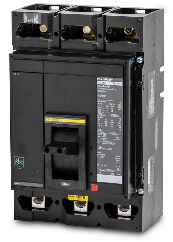 Square D MGP36500 3 Pole Circuit Breaker