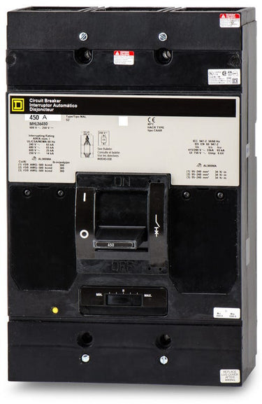 Square D MHL36450 3 Pole Circuit Breaker